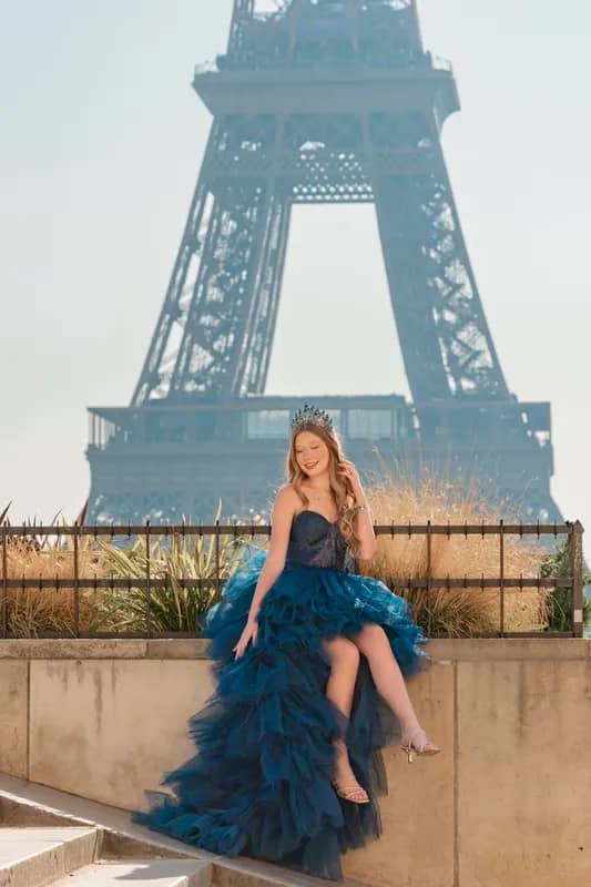 Parisian Dress – Midnight Blue