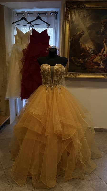 Classic Dress – Golden Yellow